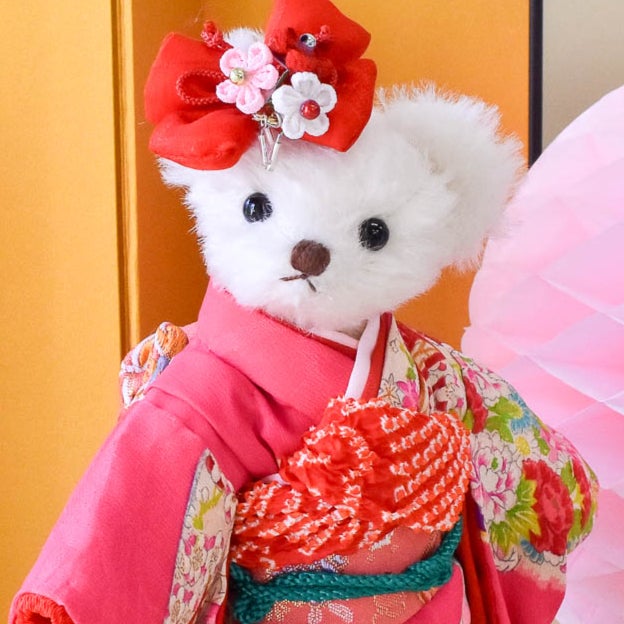 着物テディベア テディベア作家 向当まり&あけみ KOTO BEARS - おもちゃ