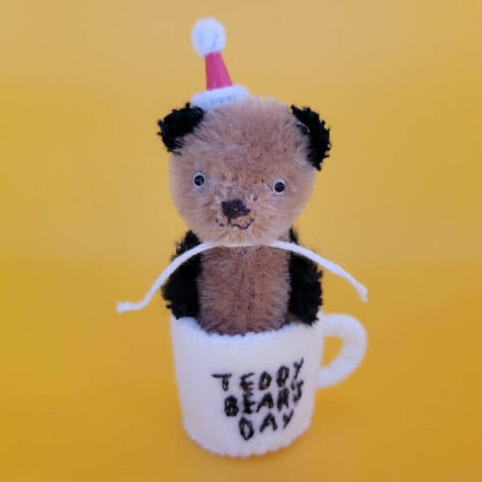 ♡*°マロン♡*°です　アーティスト　テディベア 2024年作品展「Teddy Bear's Day」のご案内 | Dear Bear 目黒店
