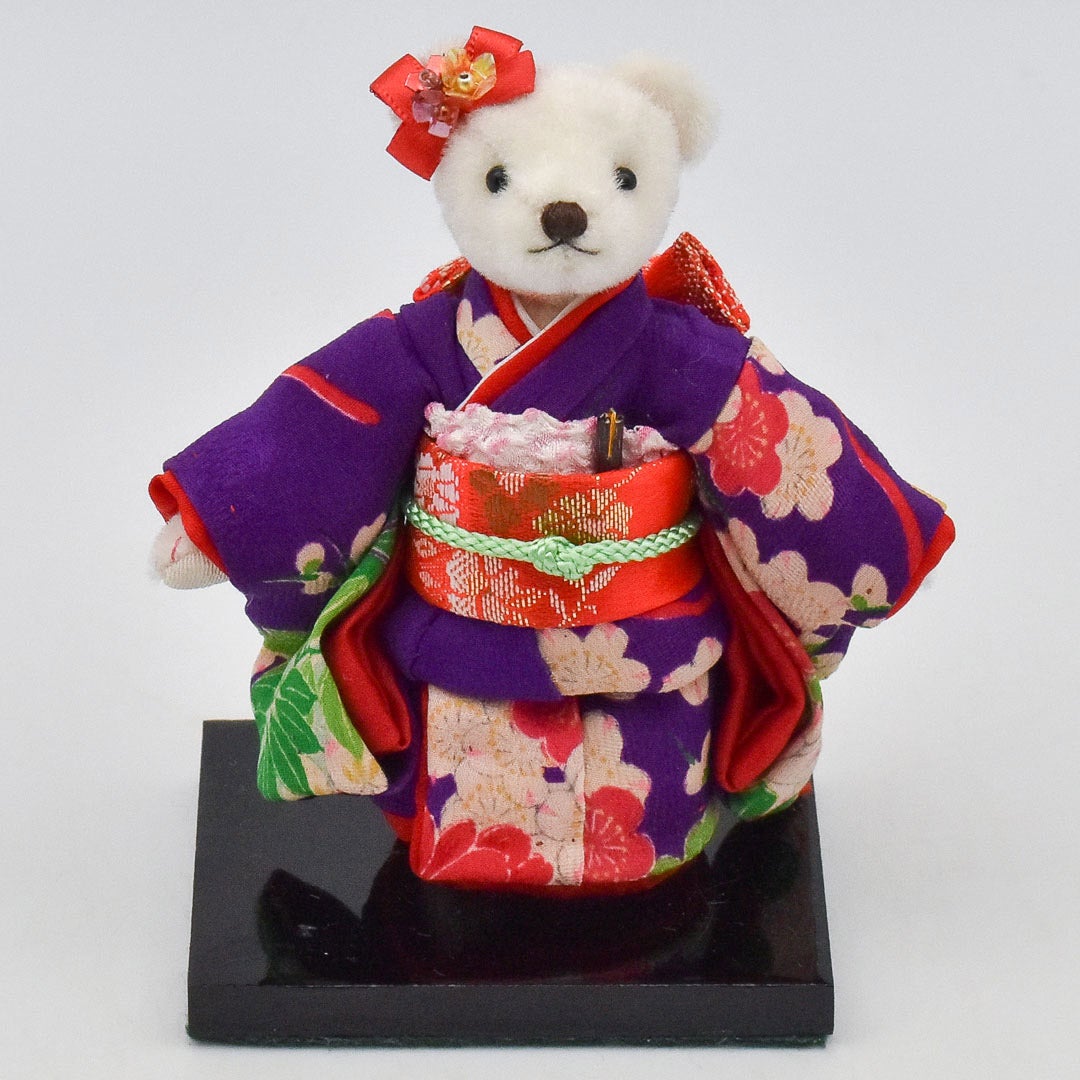 着物テディベア テディベア作家 向当まり&あけみ KOTO BEARS - おもちゃ